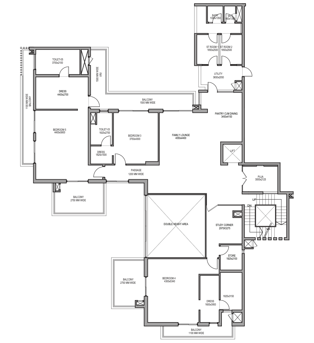Skyvilla 2 (Level 2) Tower 2/4